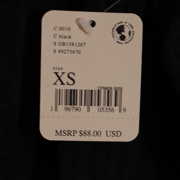 NWT Free People X Revolve Juicy Long Sleeve Top in Black - Picture 8 of 15